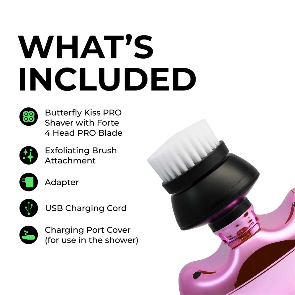 Skull Shaver Butterfly Kiss PRO packaging and accessories for ready-to-go kit