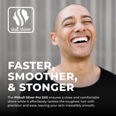Skull Shaver ergonomic grip detail for comfortable control during head shaves