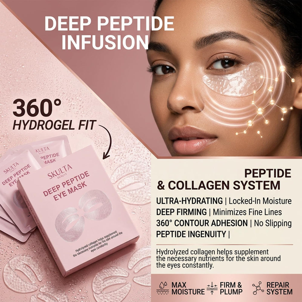 Skulta Beauty hydrogel patch close-up texture illustrating smooth adhesion