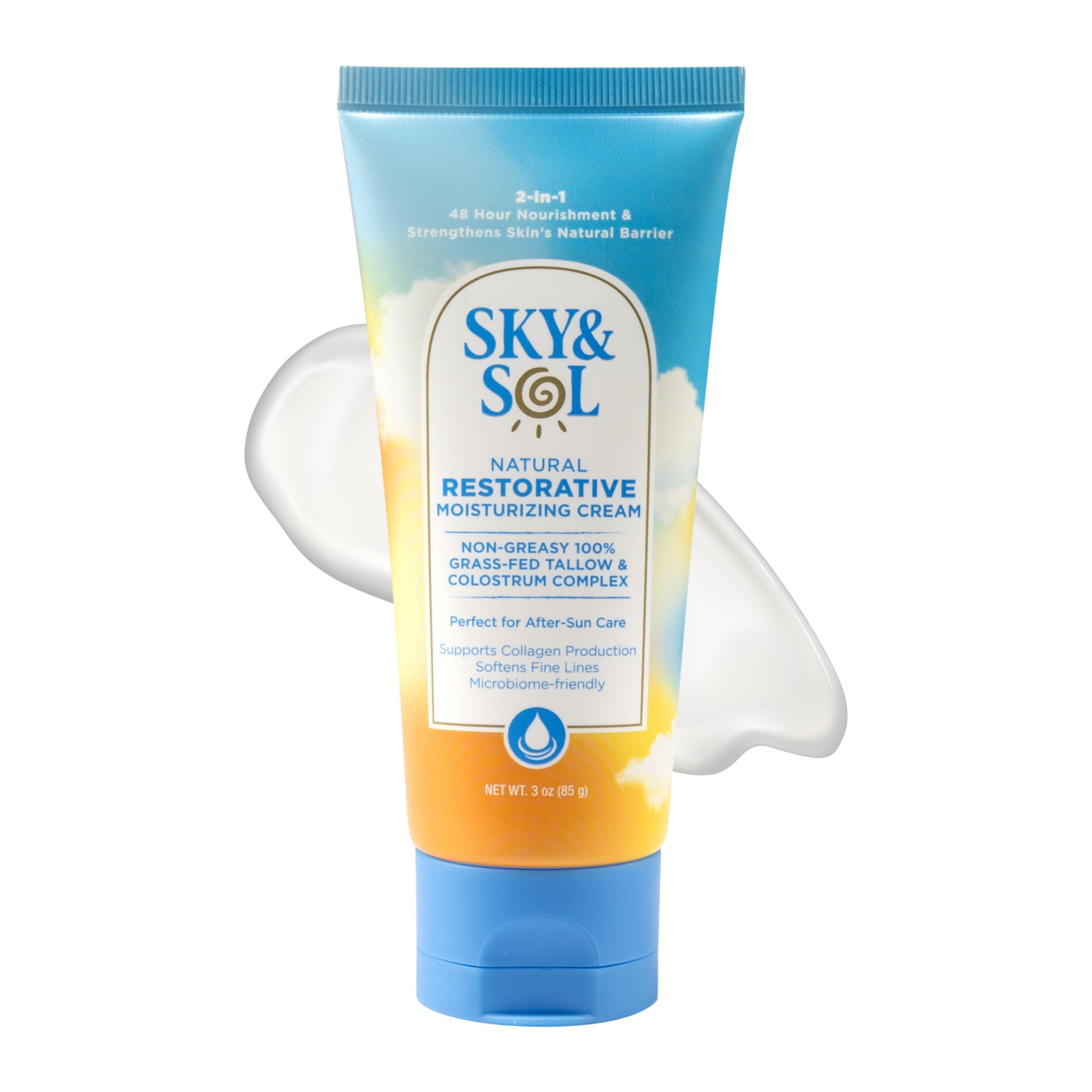 Sky and Sol front jar view showing clean packaging and moisturizing benefit