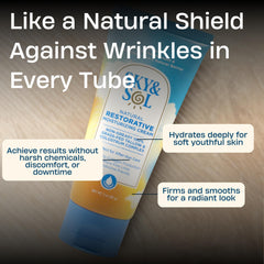 Sky and Sol label close-up highlighting ingredients and natural formulation benefits