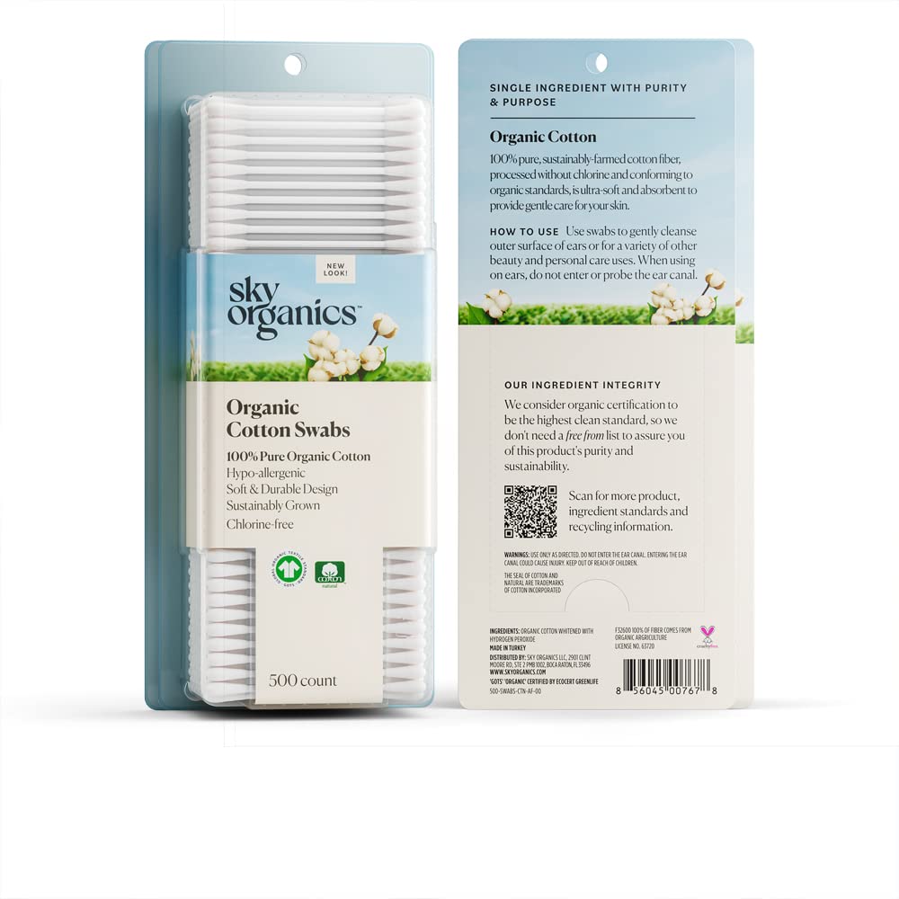 Sky Organics lifestyle scene on bath counter illustrating everyday self-care benefit