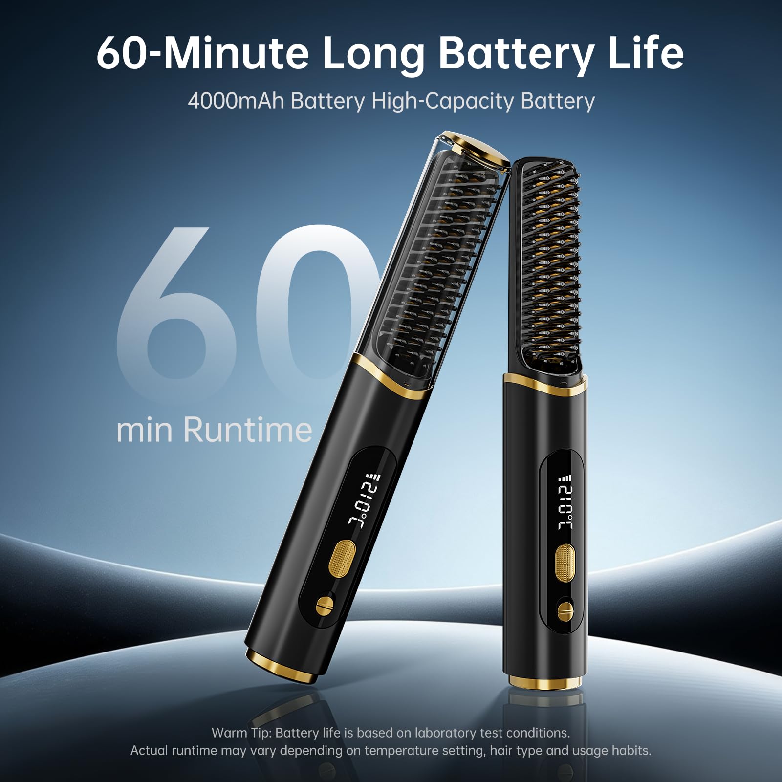 Sleyra battery port with charging cable highlighting cordless battery convenience