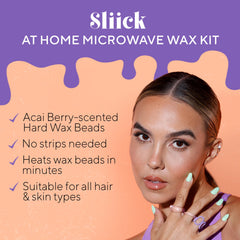Sliick melting cup with beads ready to microwave for fast prep