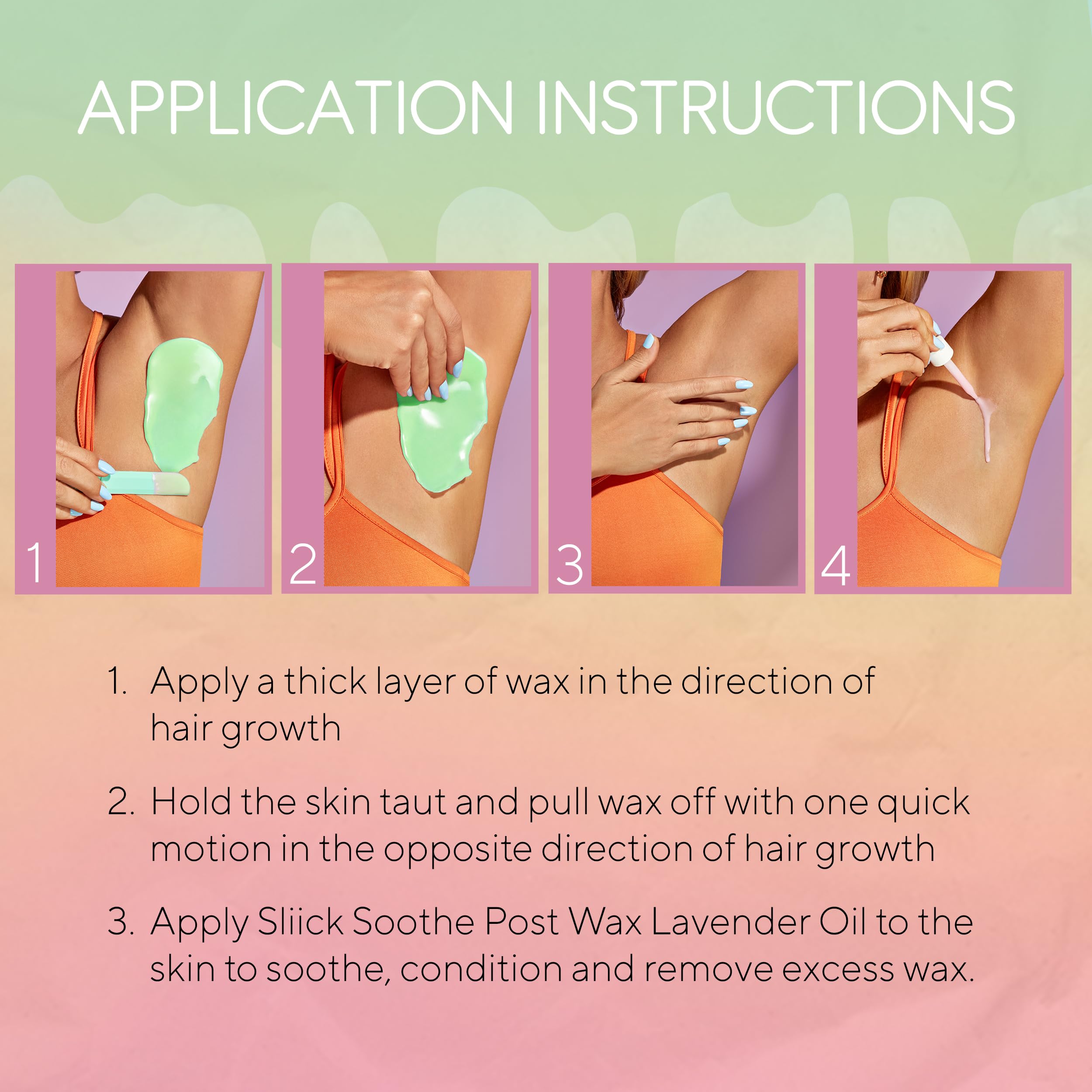 Sliick strip-free wax removal demonstration reducing surface irritation