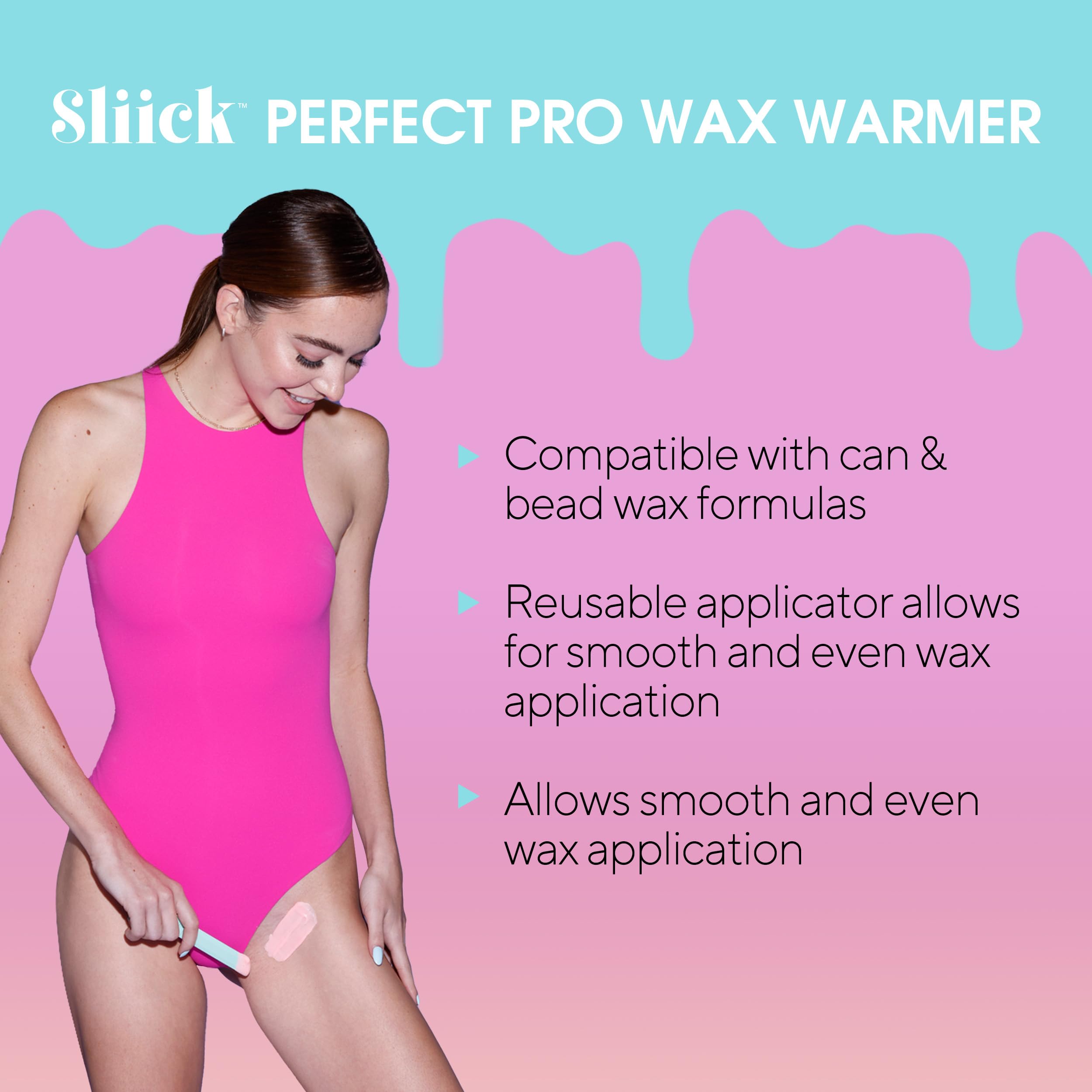 Sliick digital temperature display closeup offering precise heat control benefit