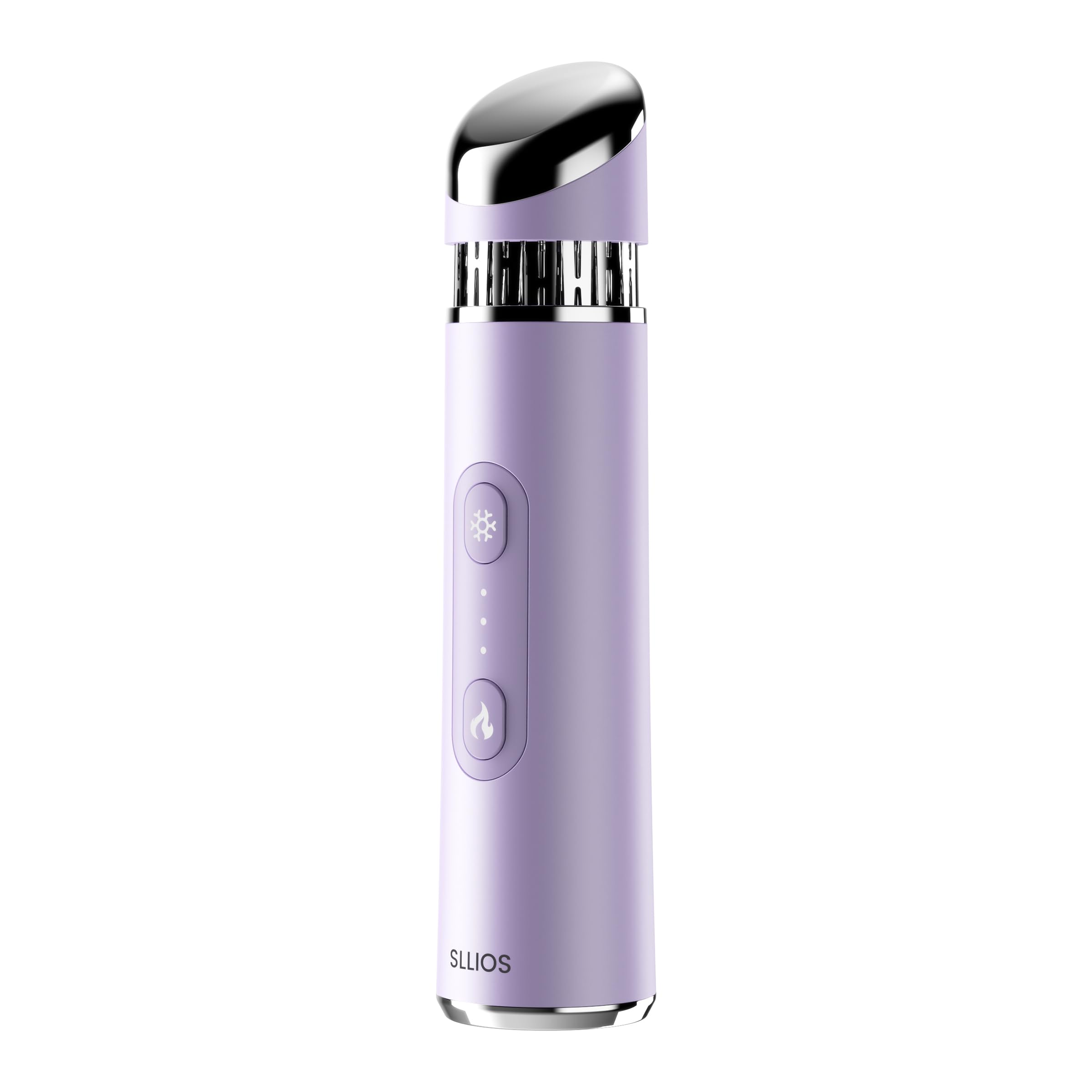 SLLIOS wand front view showing controls and sleek design for easy handling
