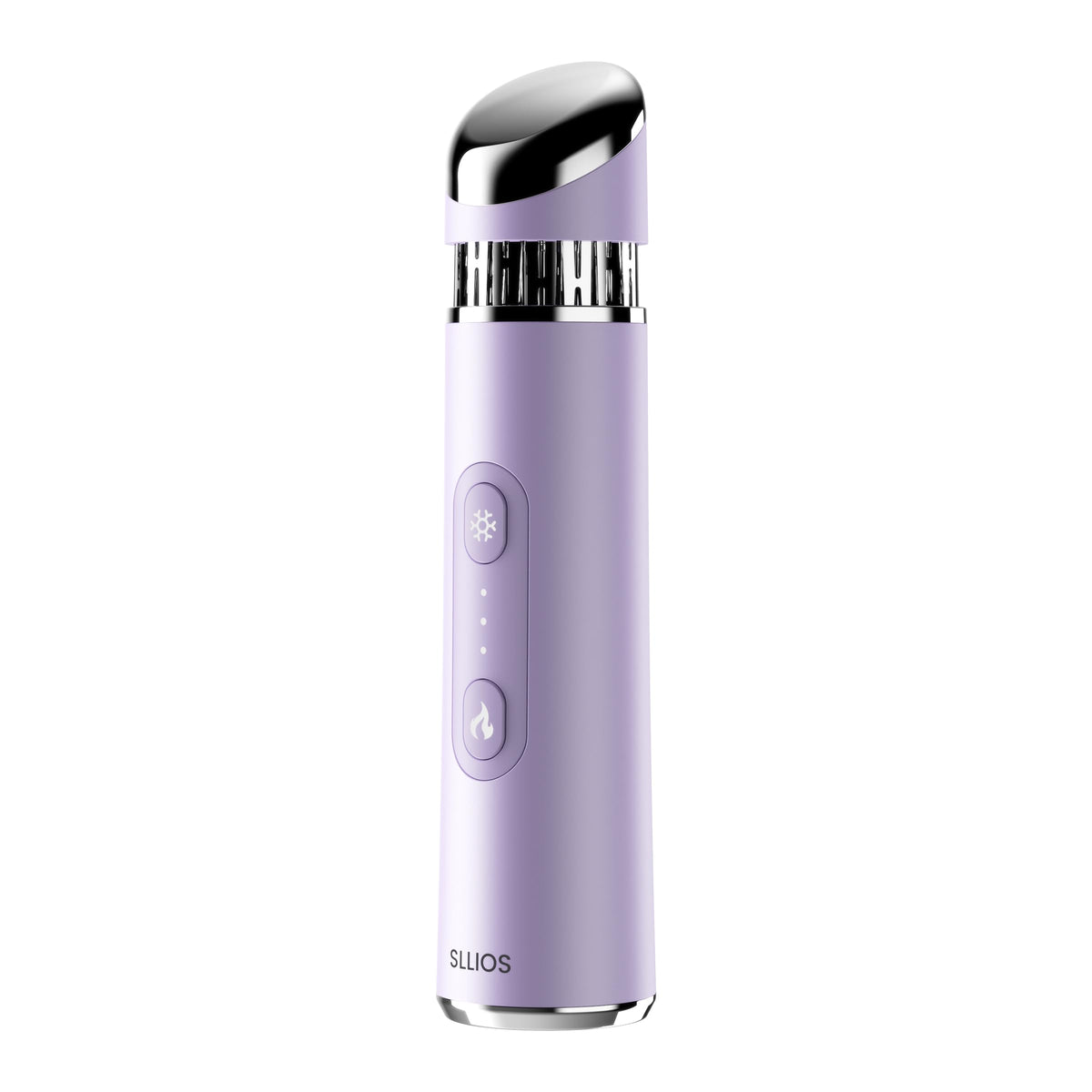 SLLIOS wand front view showing controls and sleek design for easy handling