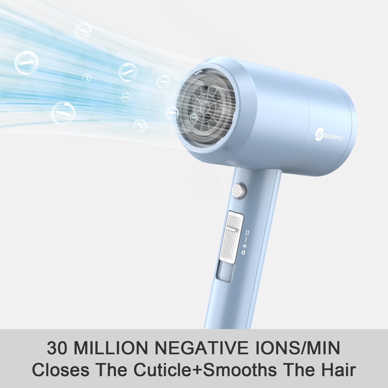 slopehill concentrator nozzle close-up highlighting focused airflow for precision styling