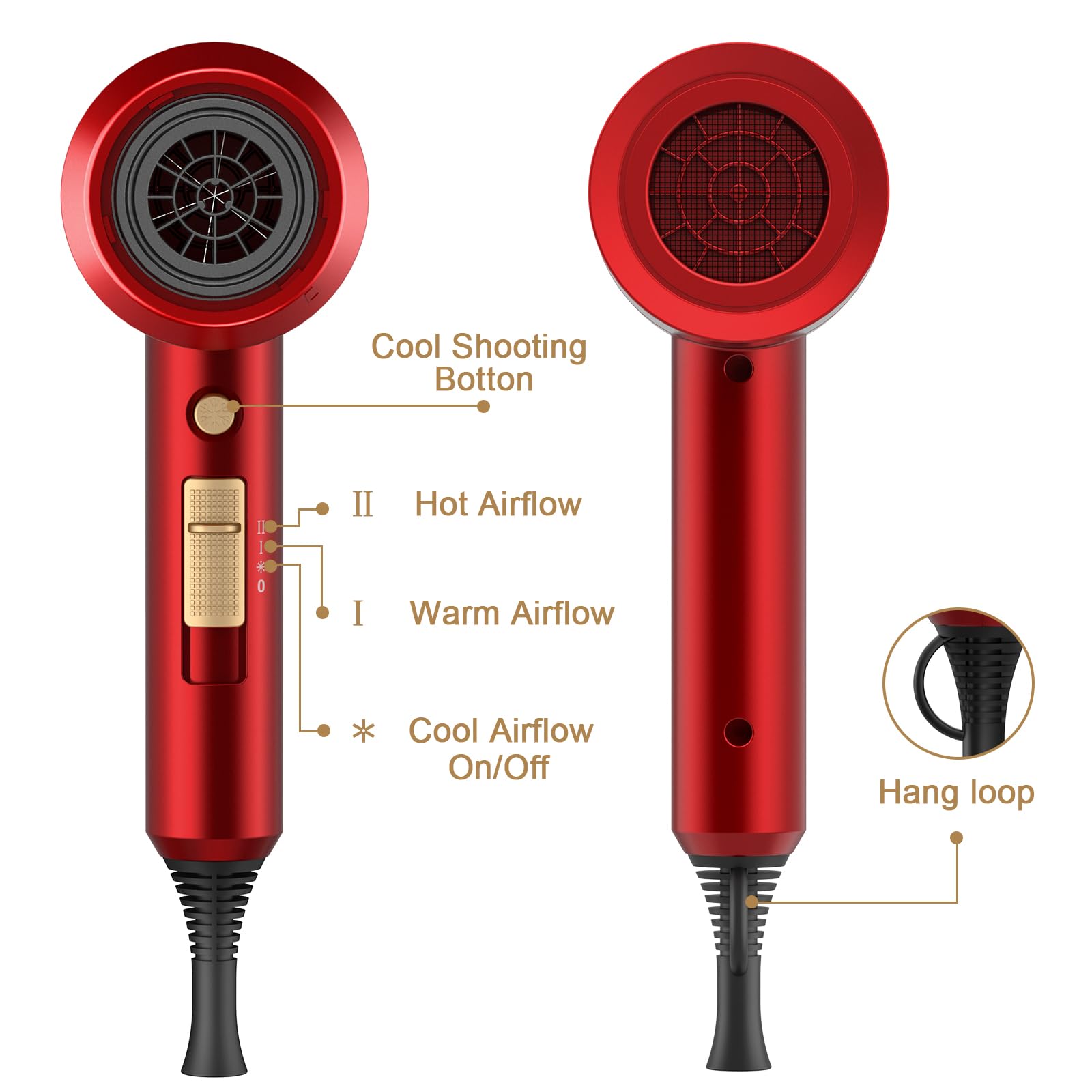 slopehill with diffuser attached demonstrating curl-friendly gentle airflow benefit