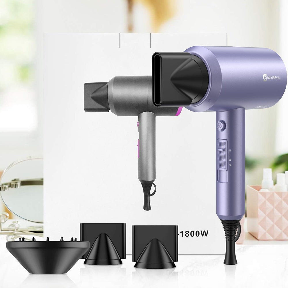 slopehill dryer in lifestyle scene offering salon results at home