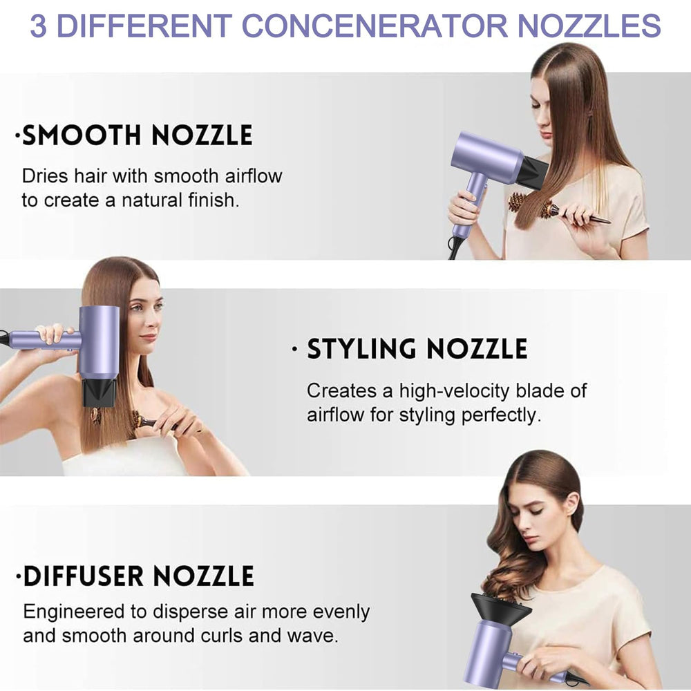 slopehill dryer concentrator nozzles displayed for precise styling control