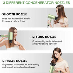 slopehill hair dryer rear motor vent showing robust 1800W motor and airflow performance