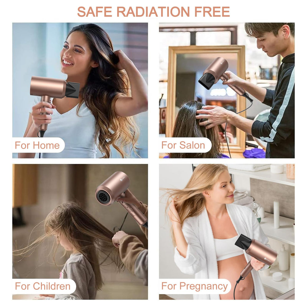 slopehill hair dryer in salon use demonstrating professional results and low-noise comfort