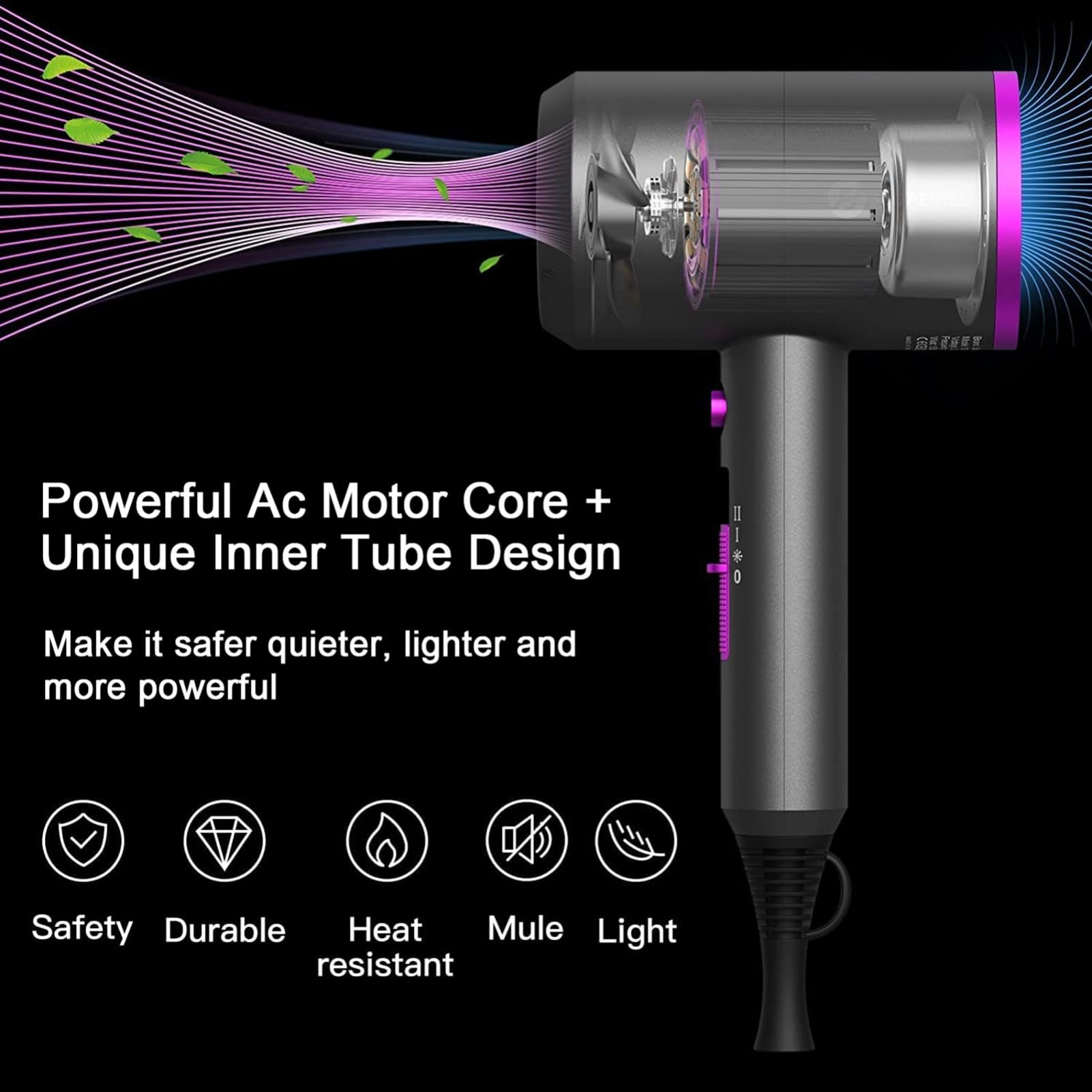 slopehill two concentrator nozzles and one diffuser displayed for versatile styling benefits