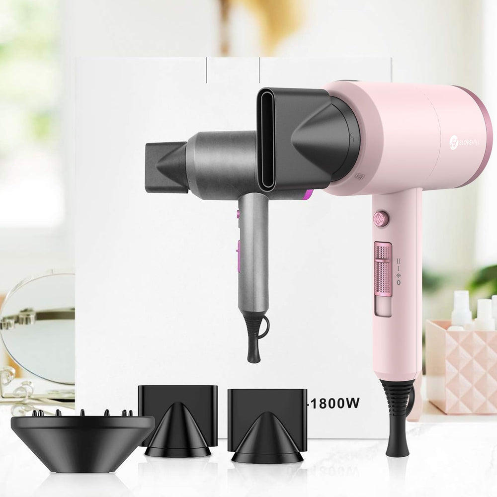 slopehill packaging and accessories display includes nozzles and storage convenience