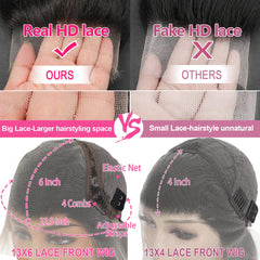Smabuity body wave texture close-up displaying soft sheen and easy styling