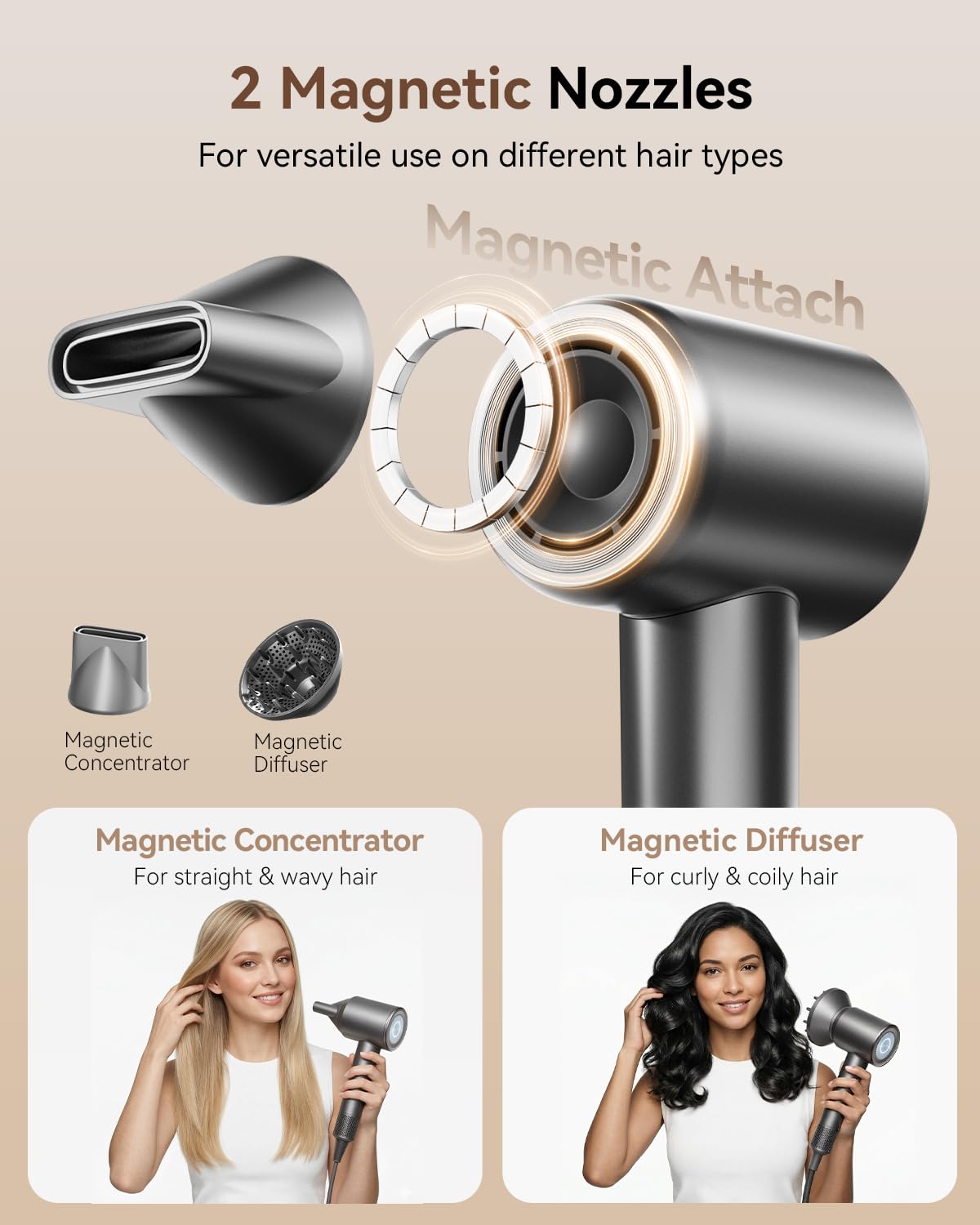 SMADYYY detachable magnetic filter close-up for easy cleaning and maintained peak airflow