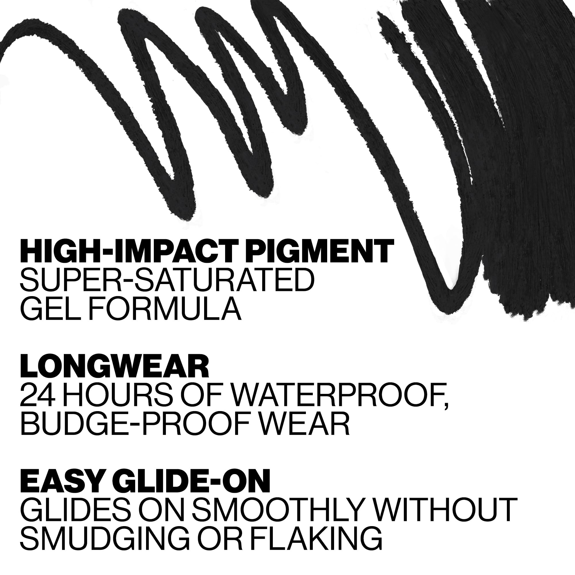 Smashbox gel liner close-up tip showing creamy texture for smooth application