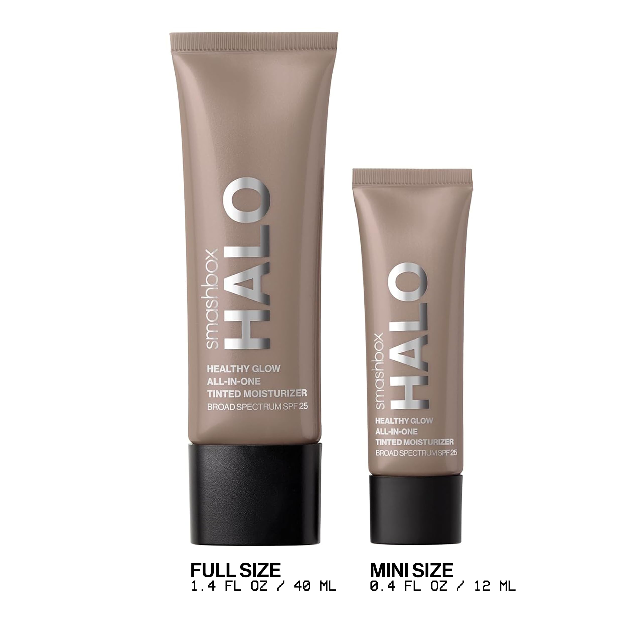 Smashbox label detail highlighting key ingredients and skincare benefit