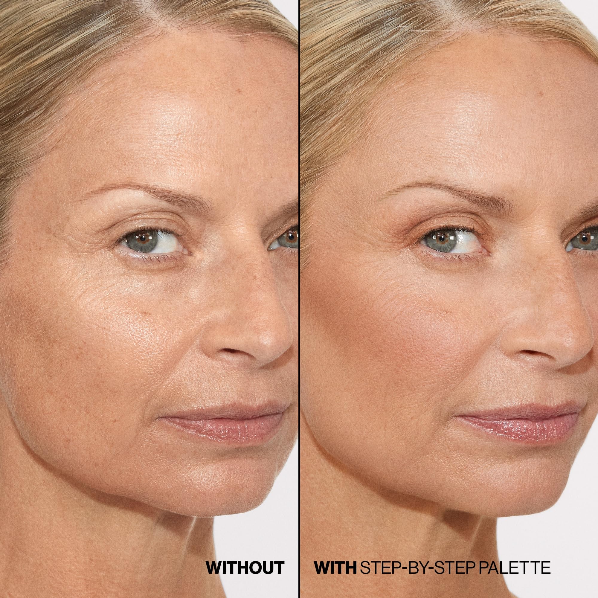 Smashbox being applied to cheek with angled brush for sculpted definition