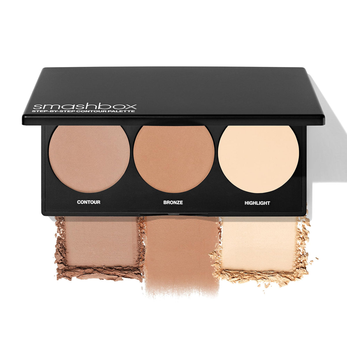 Smashbox front packaging of contour palette compact for easy travel