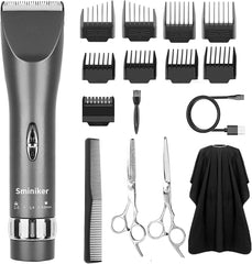 SMINIKER clippers front view showing ergonomic grip and controls for comfortable handling