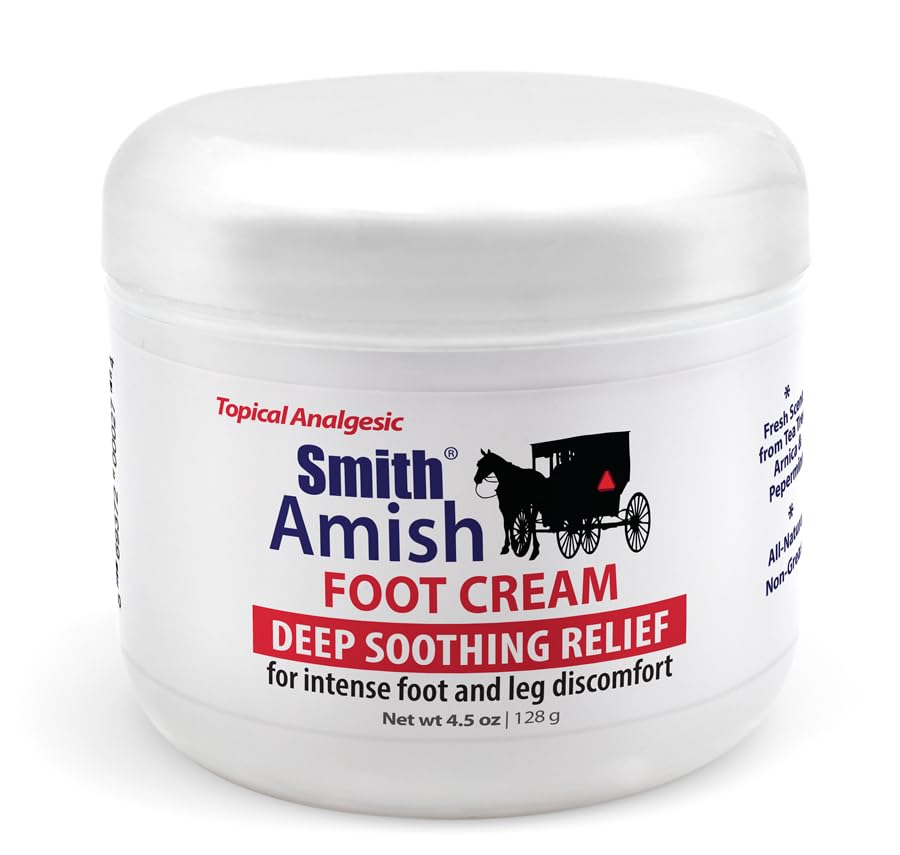 Smith Amish front jar showing label and compact 4.5 oz size for easy storage
