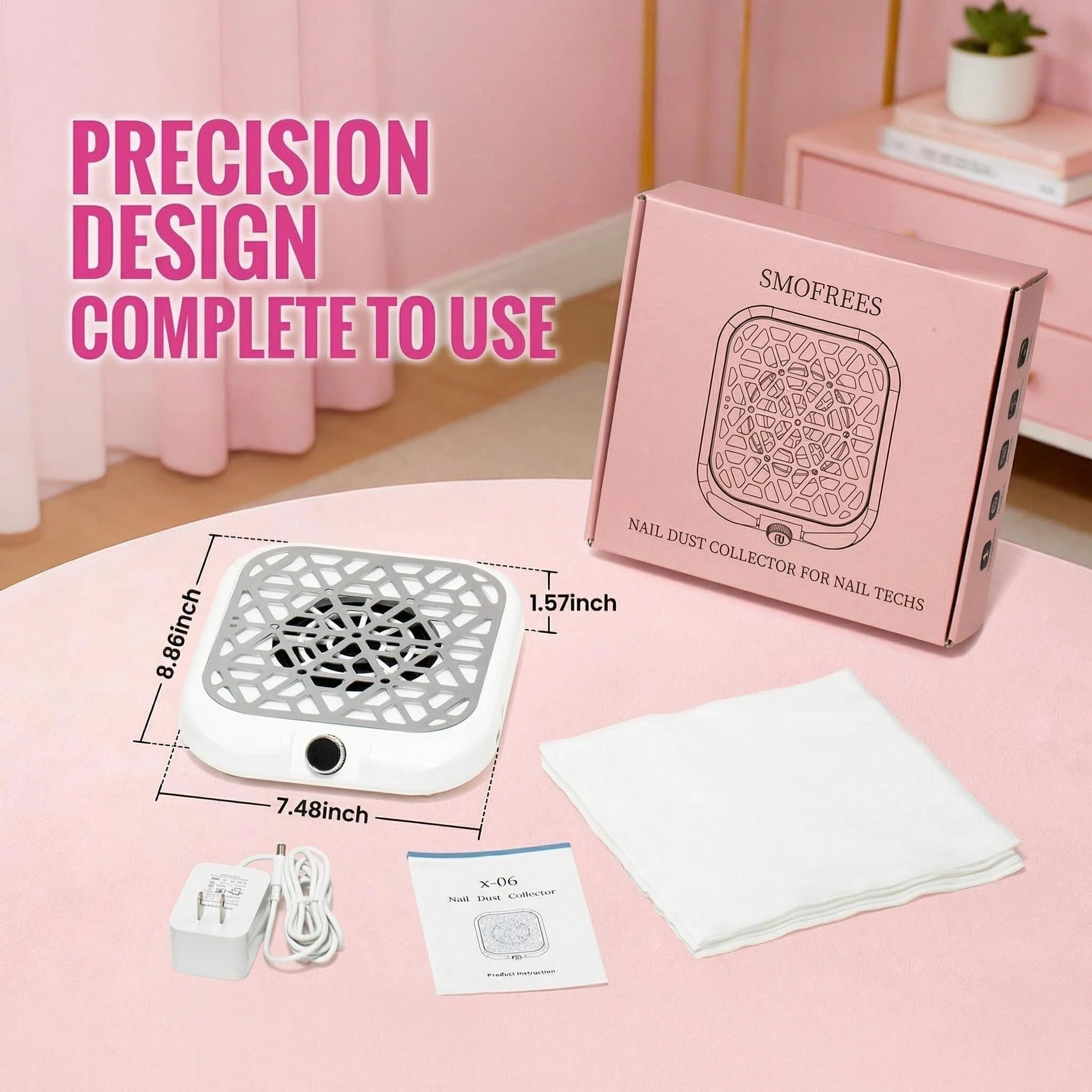 Smofrees packaging with accessories showing ready-to-use convenience