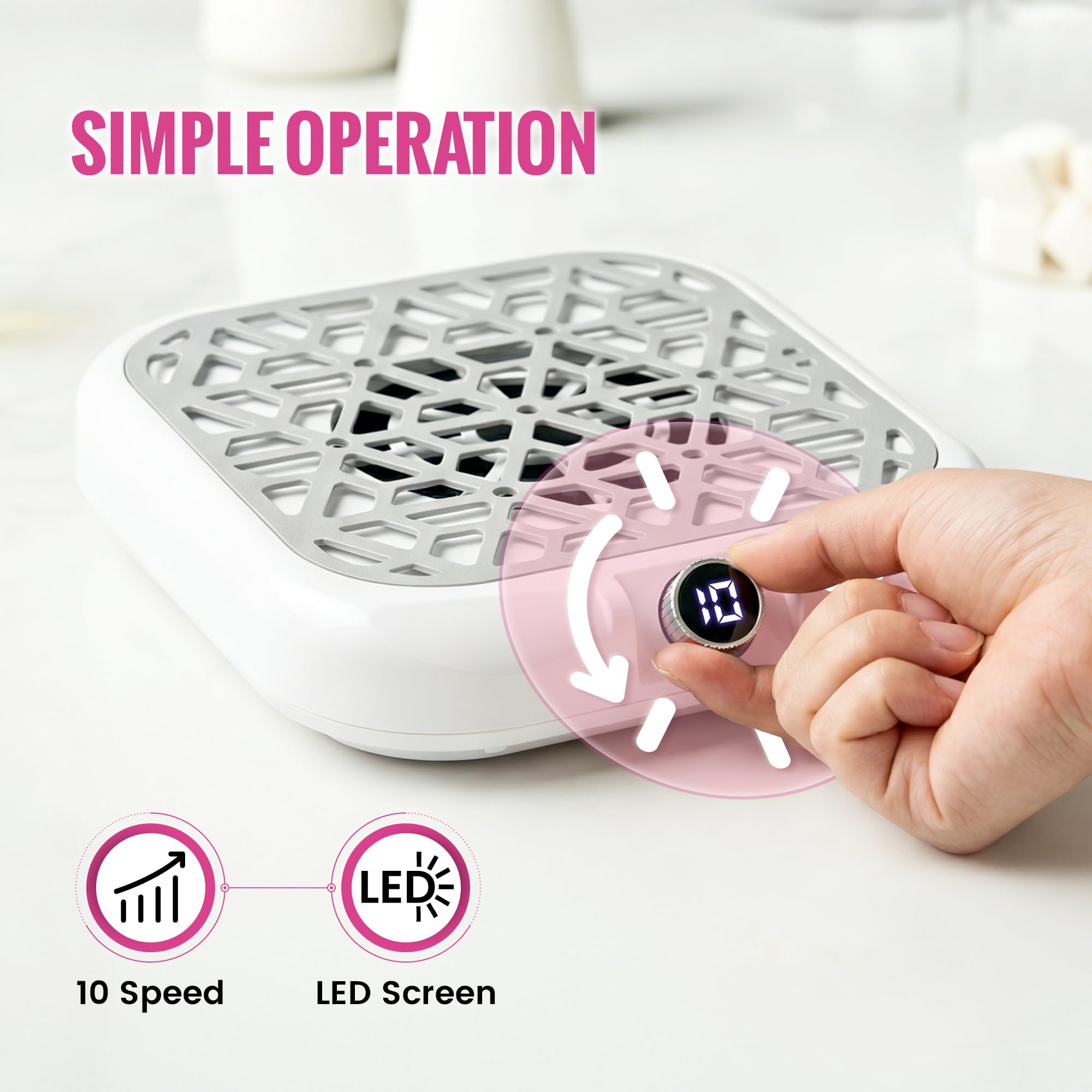 Smofrees held in hand illustrating compact size and easy portability