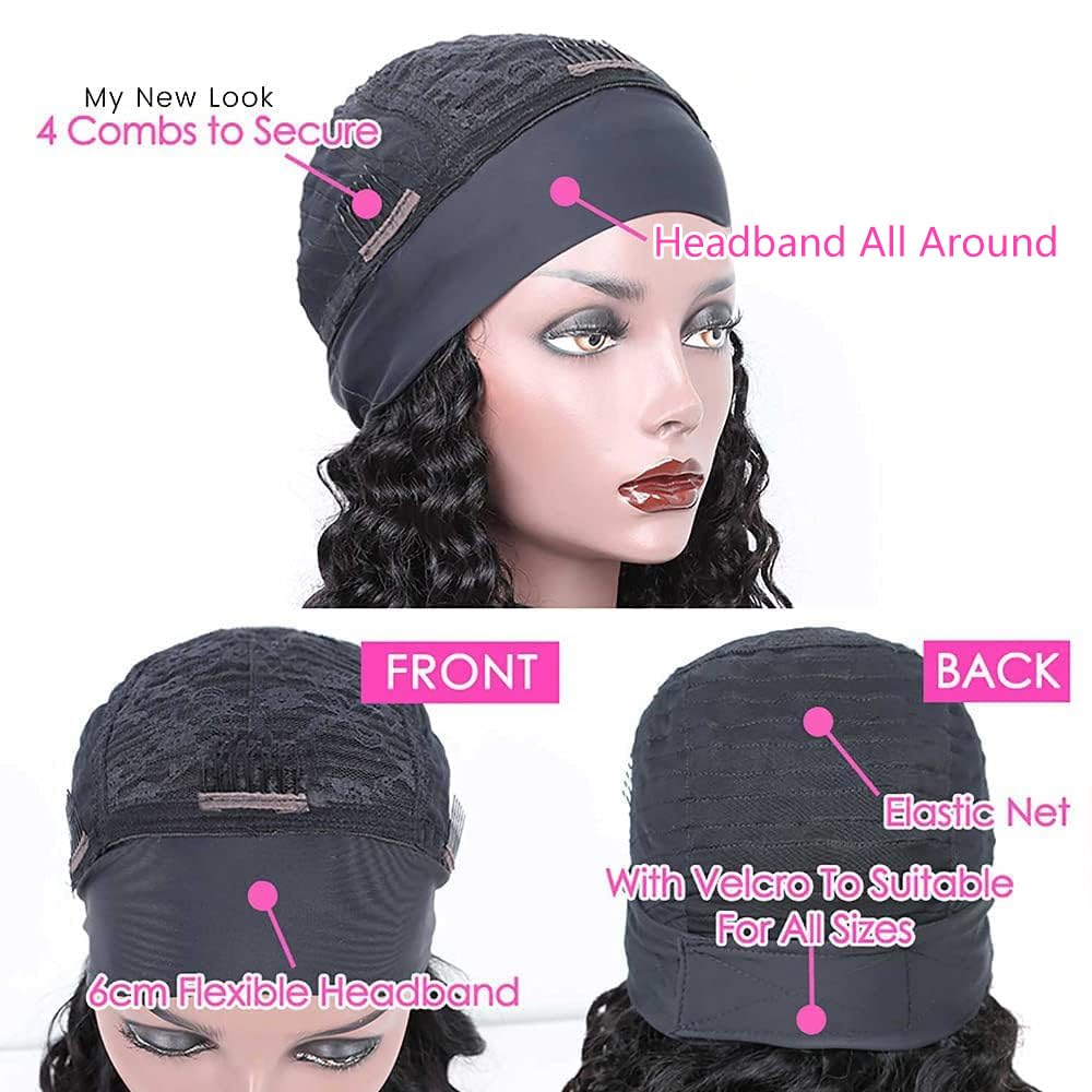 Smoothair headband detail showing ice-silk band comfort and breathability