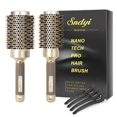 Sndyi front view of both brushes showing professional packaging and benefits