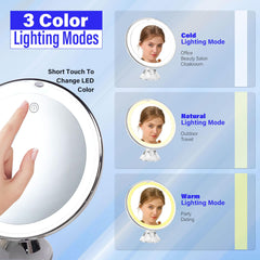 Snowflakes touch control panel and LEDs offering adjustable brightness