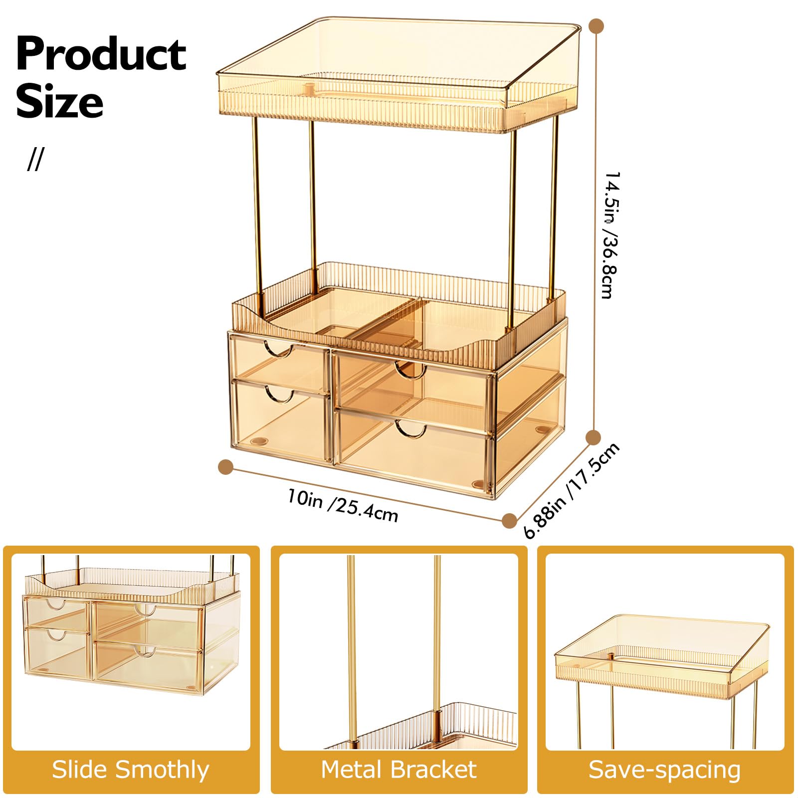 SNSLXH drawer close-up highlighting smooth slides and easy access benefit