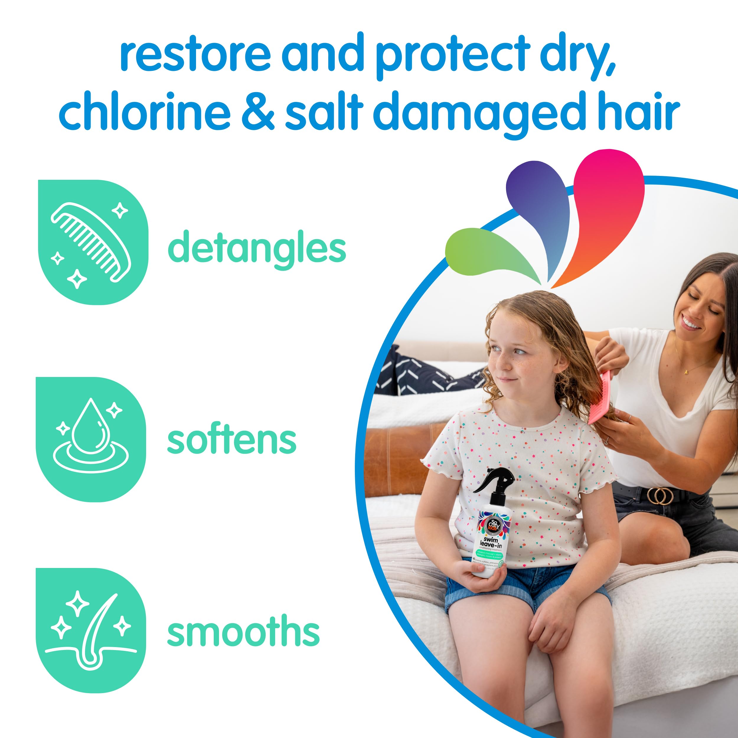 SO COZY mist spraying into hair demonstrating even, lightweight application