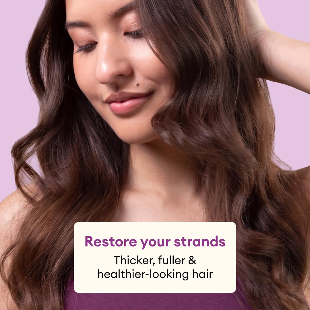 Soapbox biotin shampoo label close-up, highlights ingredient benefits