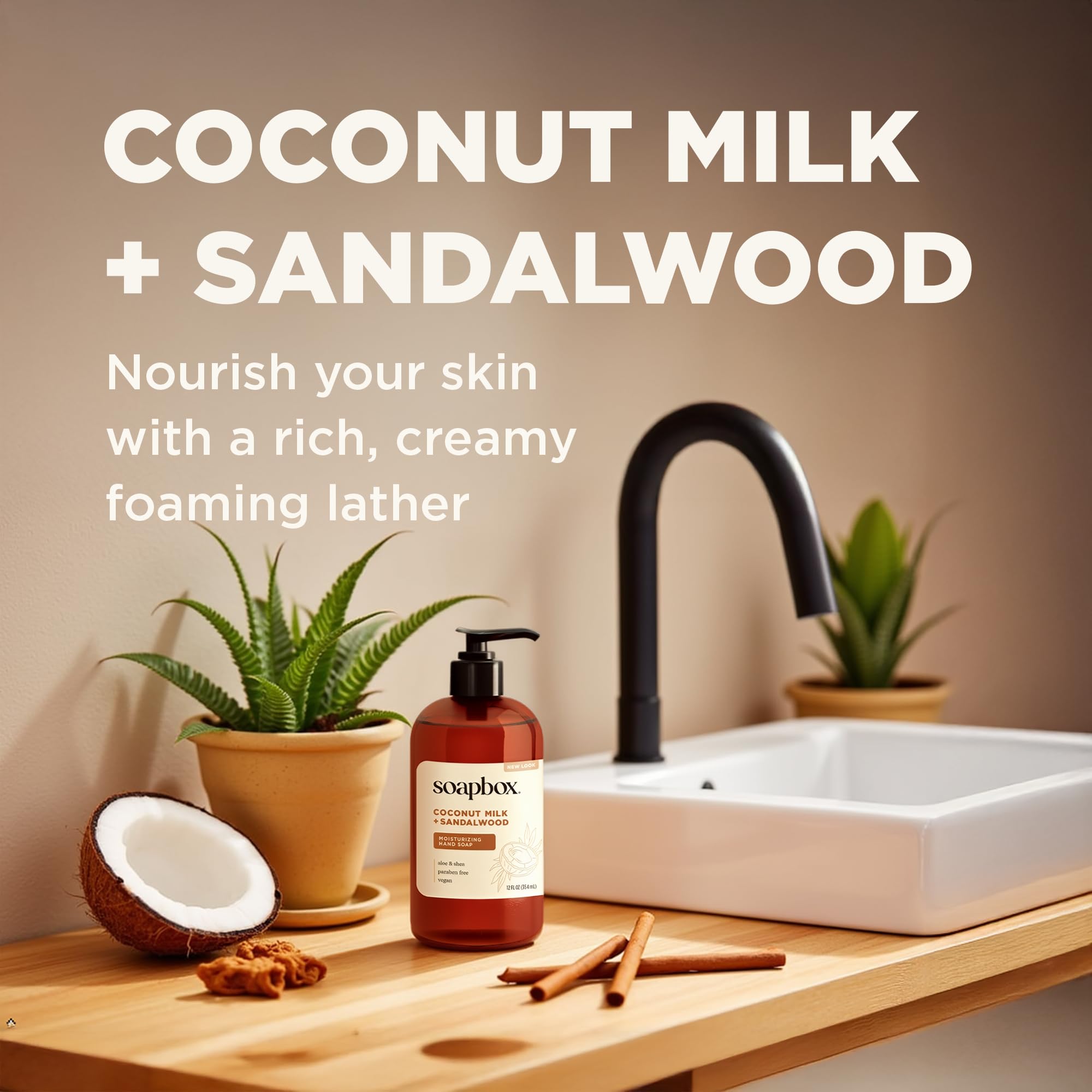 Soapbox lather close-up showing creamy texture that moisturizes skin