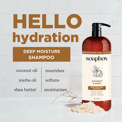 Soapbox conditioner texture close-up showing thick smoothing cream