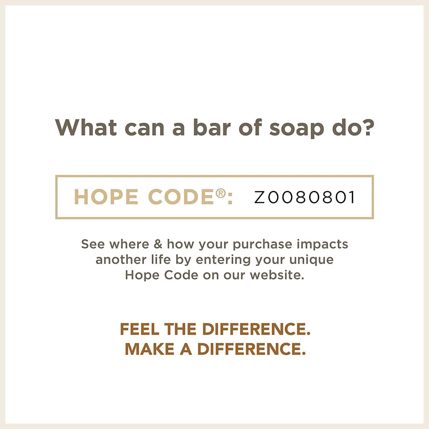 Soapbox donation badge graphic showing brand giving-back benefit