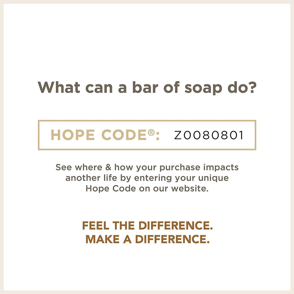 Soapbox donation badge graphic showing brand giving-back benefit