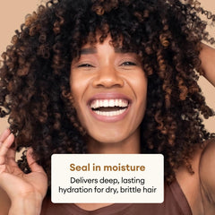 Soapbox shampoo bottle close-up label highlighting coconut and shea, clear ingredient benefit