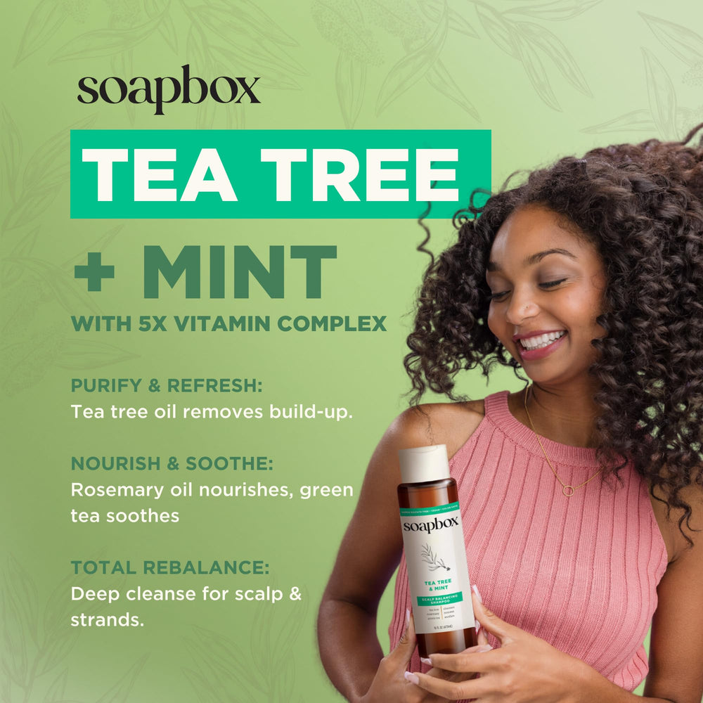 Soapbox conditioner creamy texture showing detangling and moisture benefits