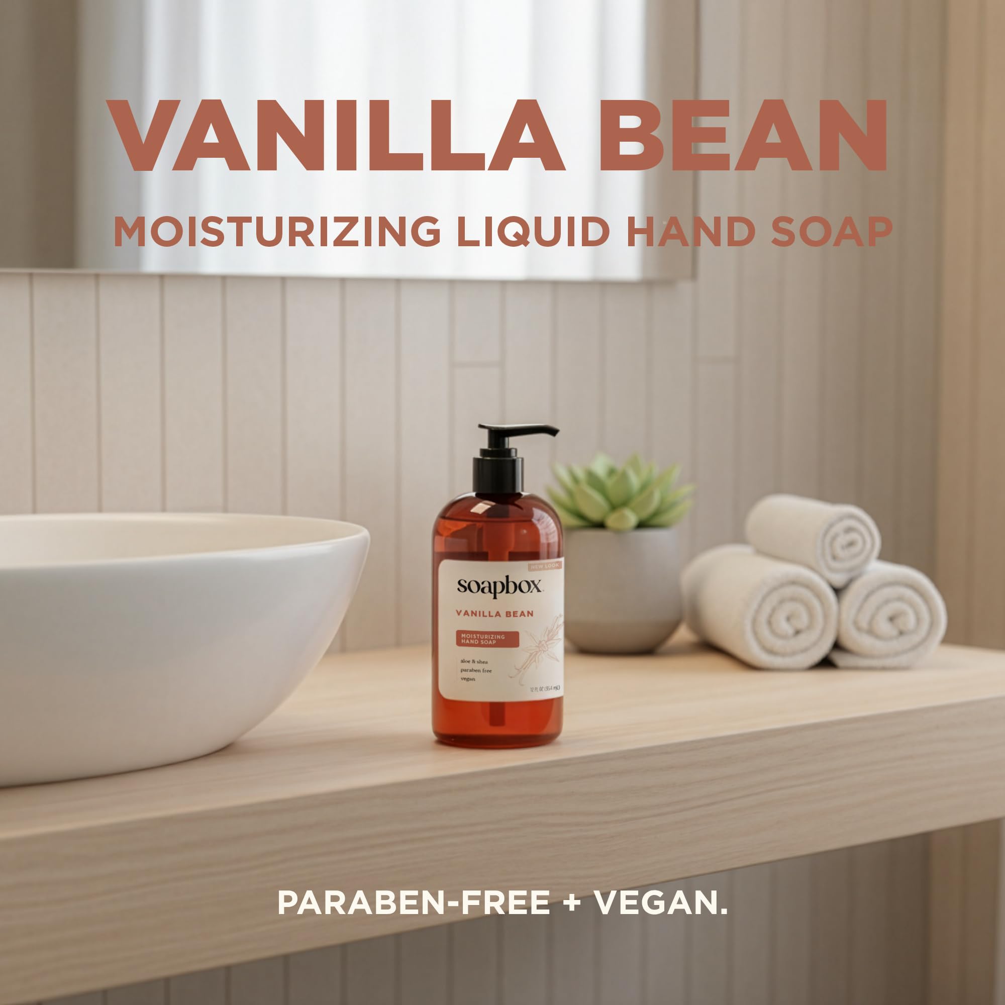 Soapbox vanilla bean at kitchen sink showing effective cleaning