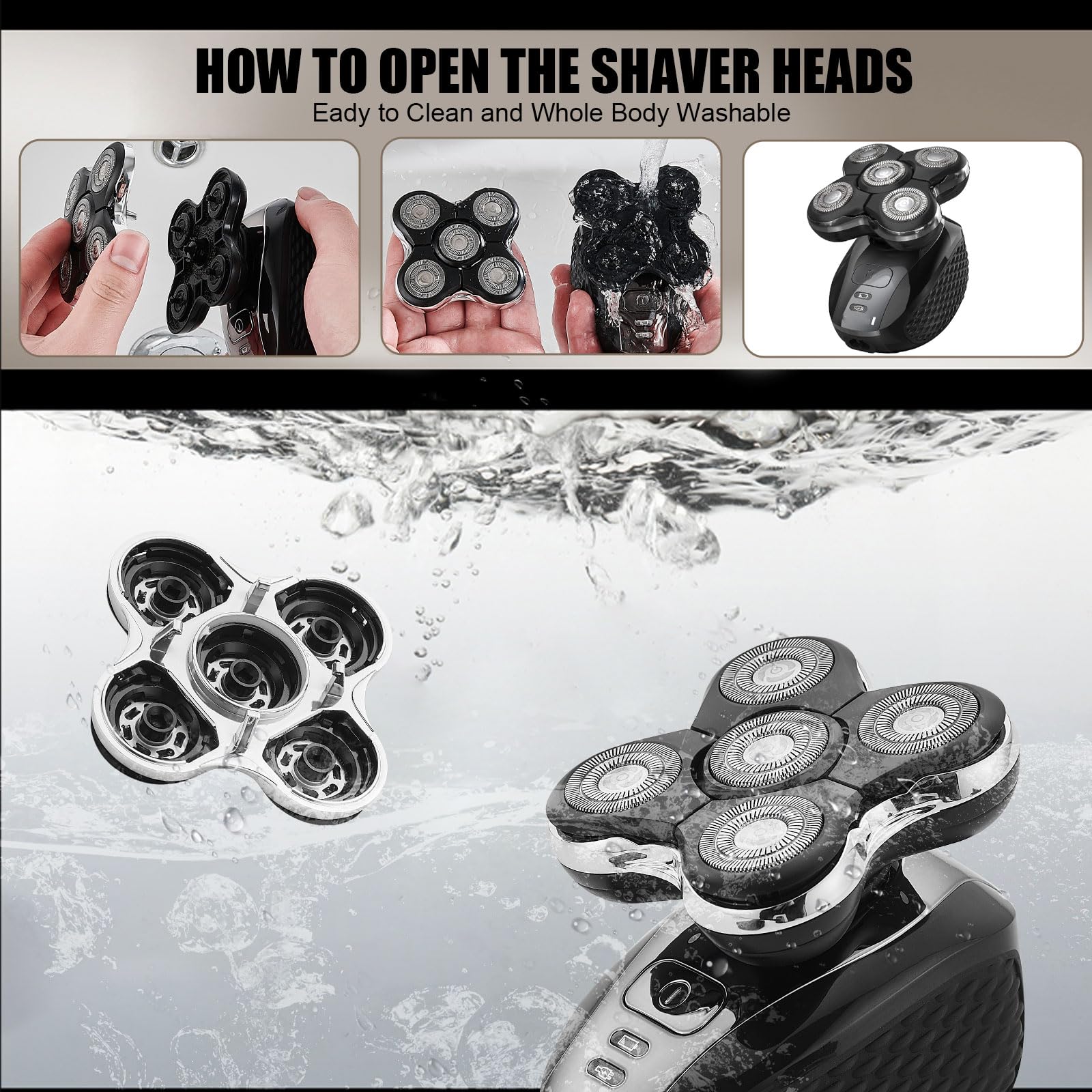 Sodaer replacement head next to a coin to show compact size and easy handling