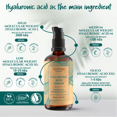 Soena transparent serum texture close-up demonstrating lightweight feel