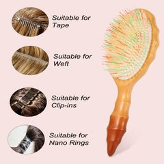 Sofmild brush held in hand demonstrating comfortable grip and control
