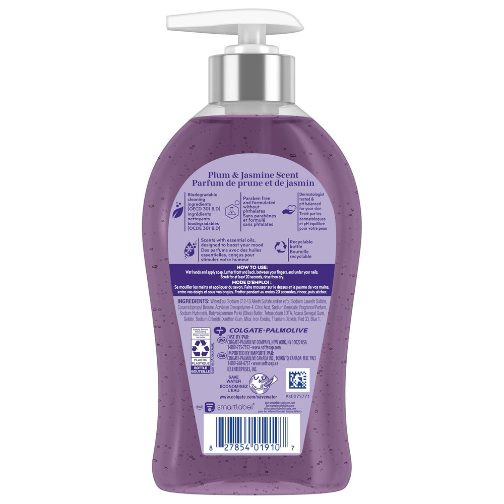 Softsoap bottles stacked for storage offering space-saving supply