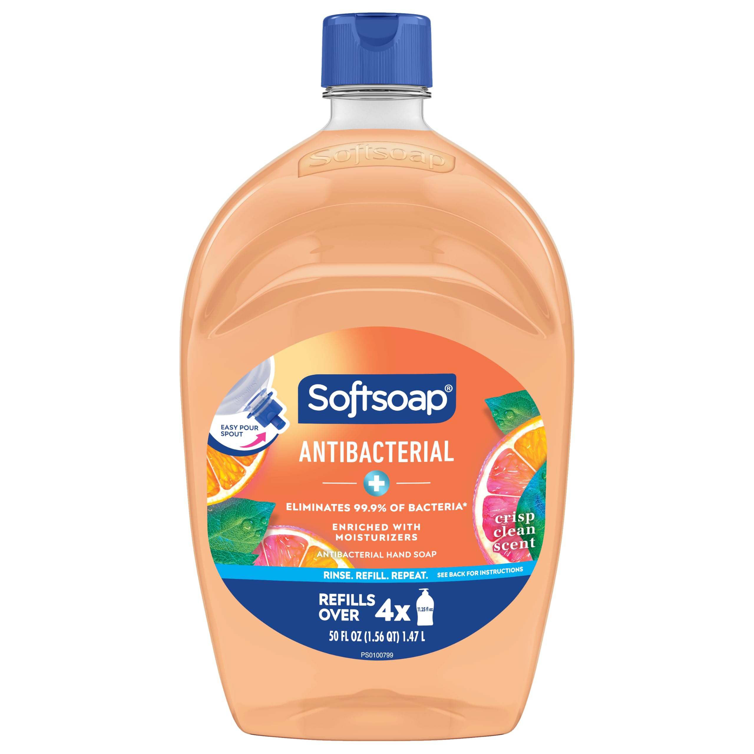Softsoap dispensing at bathroom sink highlighting gentle cleansing action