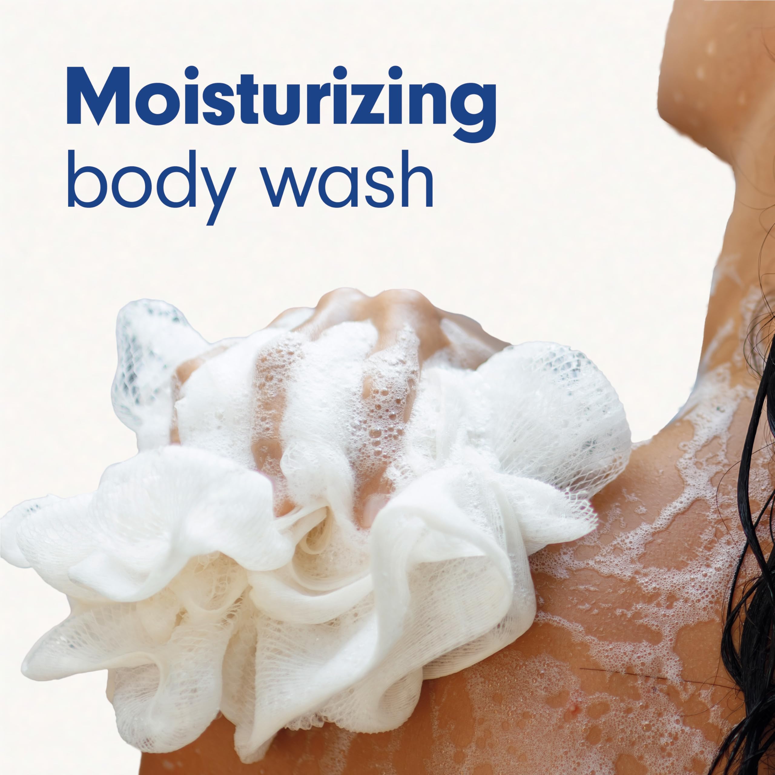 Softsoap back label with ingredients panel, clear information for safe use benefit