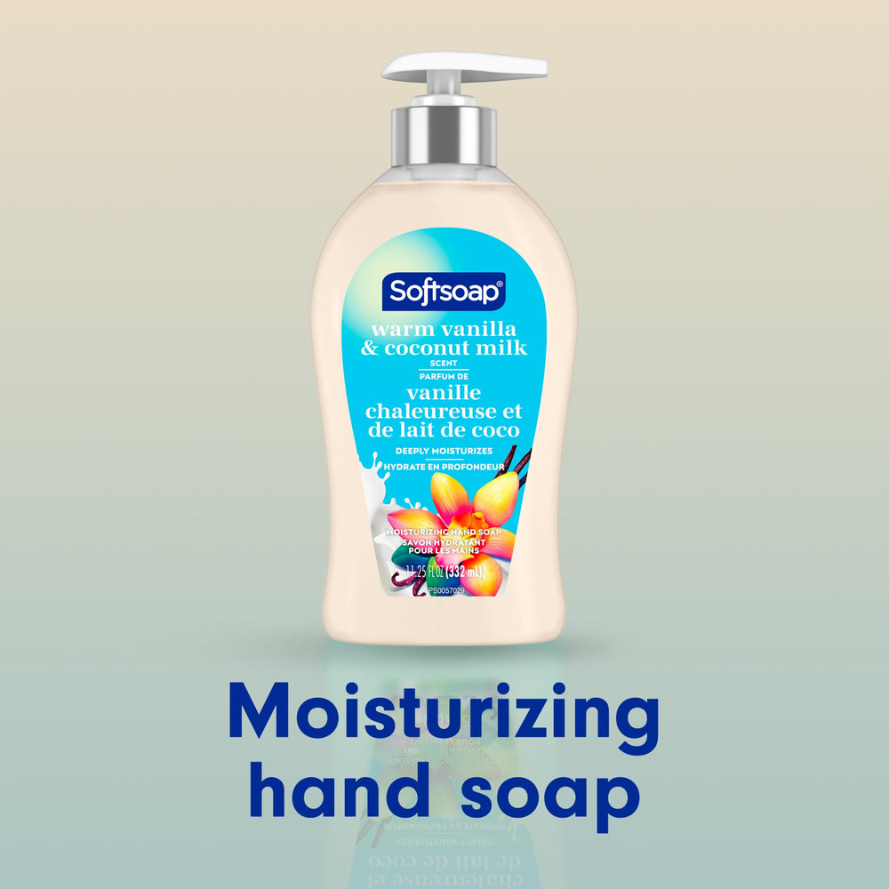 Softsoap pump dispensing cleanser foam for quick, controlled handwashing